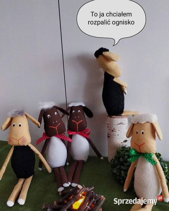 Owieczki wielkanocne dekoracje świąteczne Sędziszów Małopolski