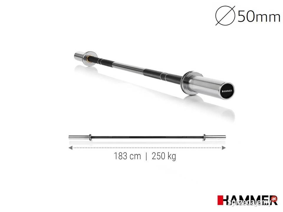 Gryf olimpijski HAMMER 18350mm do 250 Kraków sprzedam
