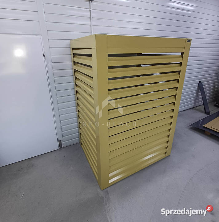 Osłona pompy ciepła 90x40x140 żółty Zabudowa Września