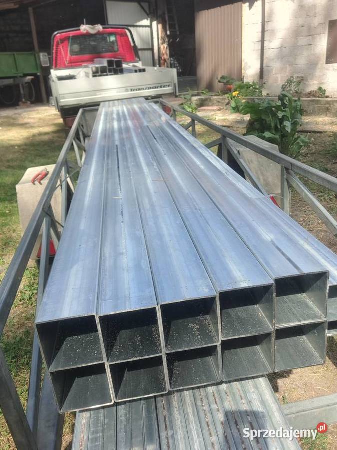 Słupek bramowy ocynkowany 80x80x3mm 2mm dl 230 Klucze