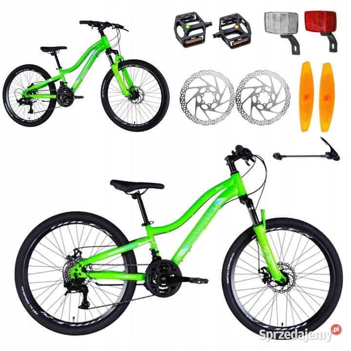 ROWER GÓRSKI MTB 24 na komunię AMORTYZACJA Skawina