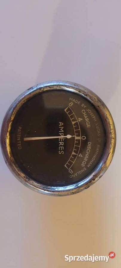 Amperomierz motocyklowy Lucas Typ BM4 Miller BSA wielkopolskie Poznań sprzedam