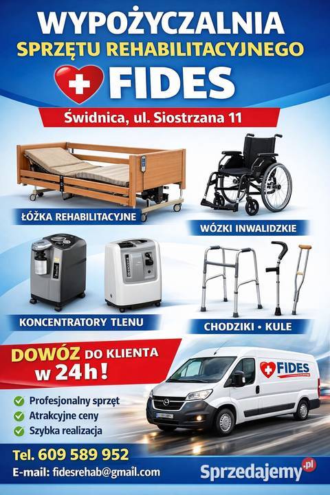 Wynajem Łóżka rehabilitacyjne szyny CPM dolnośląskie uroda