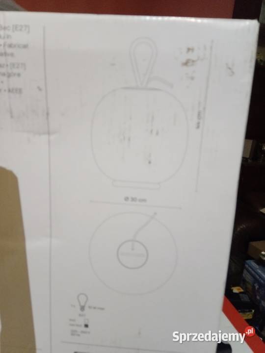 Lampa stołowa okrągła oryginalny design nowa mazowieckie Mińsk Mazowiecki sprzedam