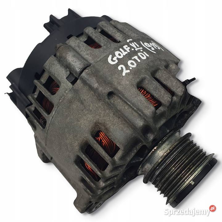 ALTERNATOR VW Golf VI 20 TDI Valeo 03L903023F osobowe Układ elektryczny silnika lubelskie Chełm
