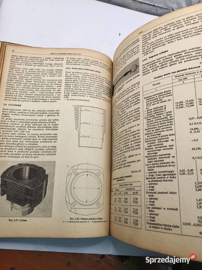 książka katalog naprawy polskiego fiata 126p Rybnik sprzedam