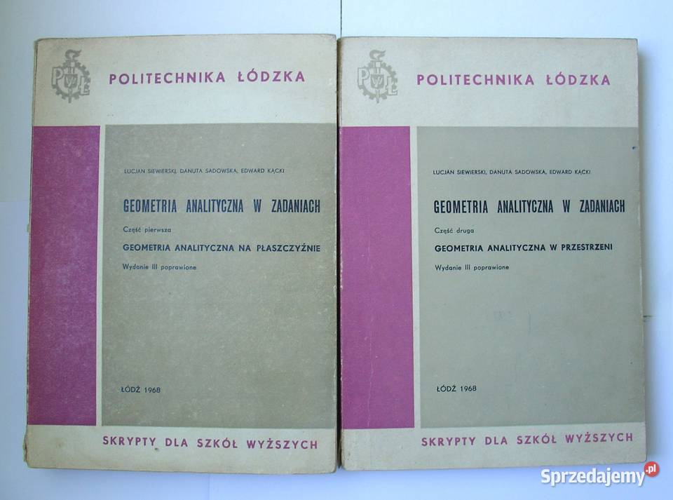 Geometria analityczna w zadaniach CzI i II miękka Łódź