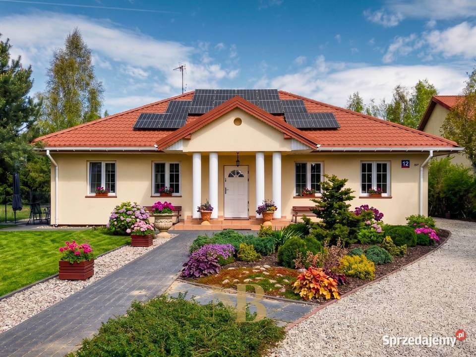 Nowoczesny parterowy dom wolnostojący 5 pok duży mazowieckie Kąty