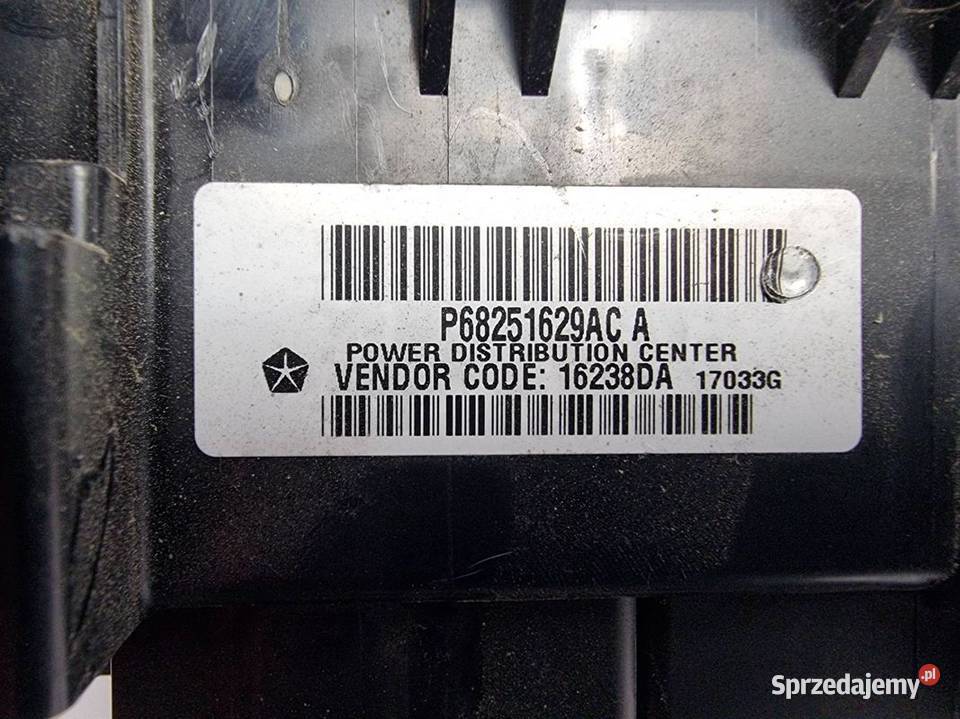 SKRZYNKA BEZPIECZNIKÓW DODGE DURANGO III Pozostałe