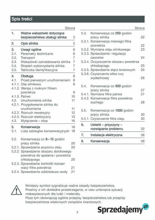 Hatz diesel 1B20 1B27 1B30 1B40 1B50 instrukcja Stalowa Wola