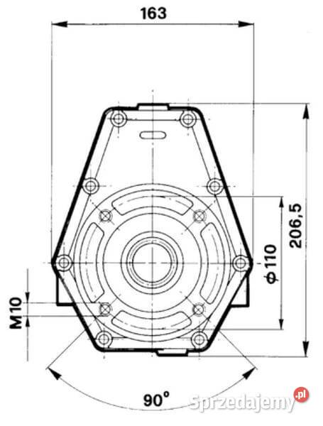 Multiplikator GBF20S235 FGr2 z tuleją GBF20S235 Kamionna