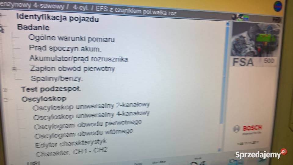 Fsa 500 Bosch z wózkiem Bielsko-Biała