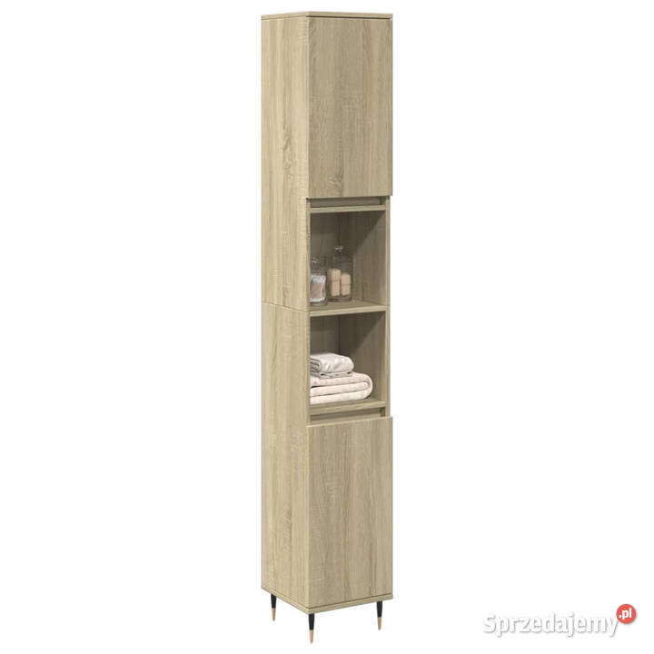 Szafka łazienkowa dąb sonoma 30x30x190 WM849667 Warszawa sprzedam