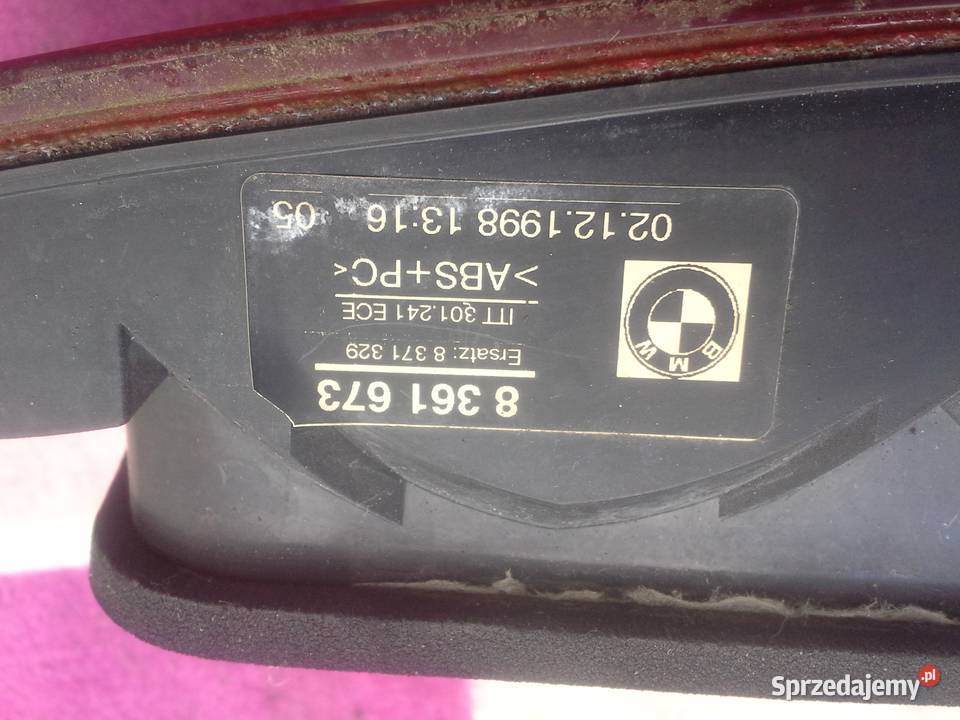 BMW 540i E39 lampa kombi tył Dębno