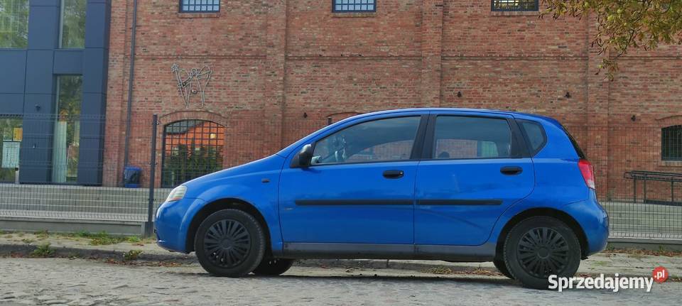 Chevrolet Aveo Chevrolet Aveo 12 LPG GAZ 2004 r nieuszkodzony Aveo Mogilno