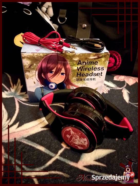 Hanakokun headphones nauszne słuchawki anime BT Ruda Śląska sprzedam