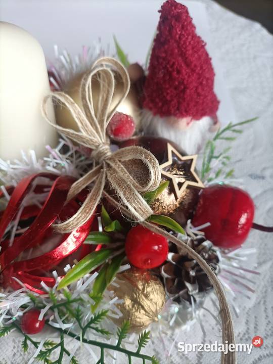 Stroik świąteczny ręcznie wykonany Aleksandrów Łódzki