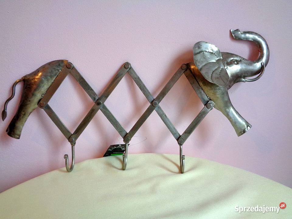Wieszak metalowy rękodzieło Indie Toruń sprzedam