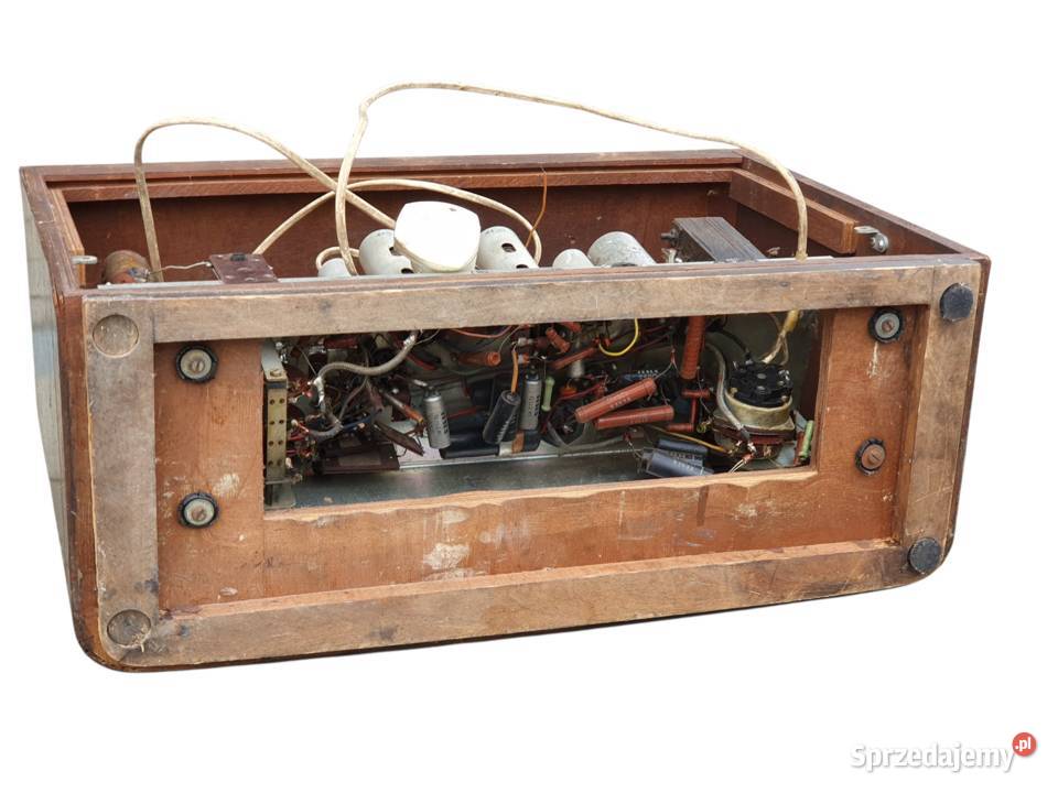 Stare Czechosłowackie Radio TESLA 521A drewno Pozostałe śląskie Cieszyn
