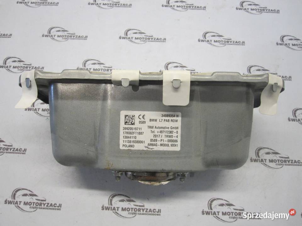 BMW F20 17r AIRBAG poduszka pasażera 34089354H