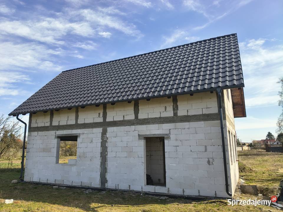 Sprzedam dom w Stanie surowym 17 granicy możliwa Sprzedaż Kostrzyn nad Odrą