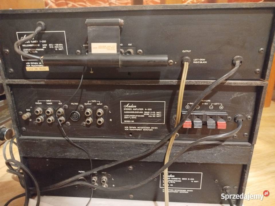 Wieża stereo Vintage Zestaw HIFI Rosita AUDION Wieże i miniwieże Głogów