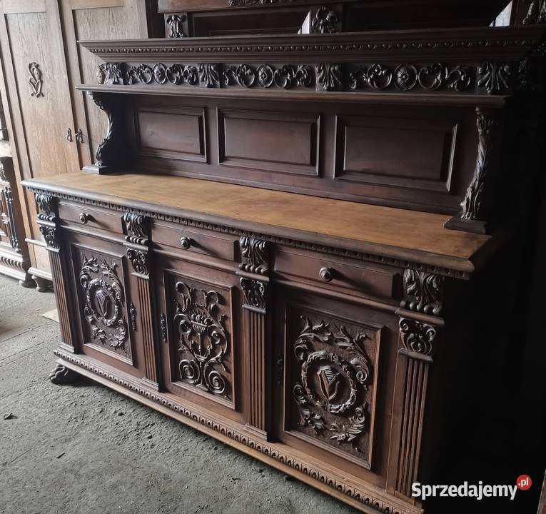 Komodapomocnik i kredens neroenesans Wałbrzych