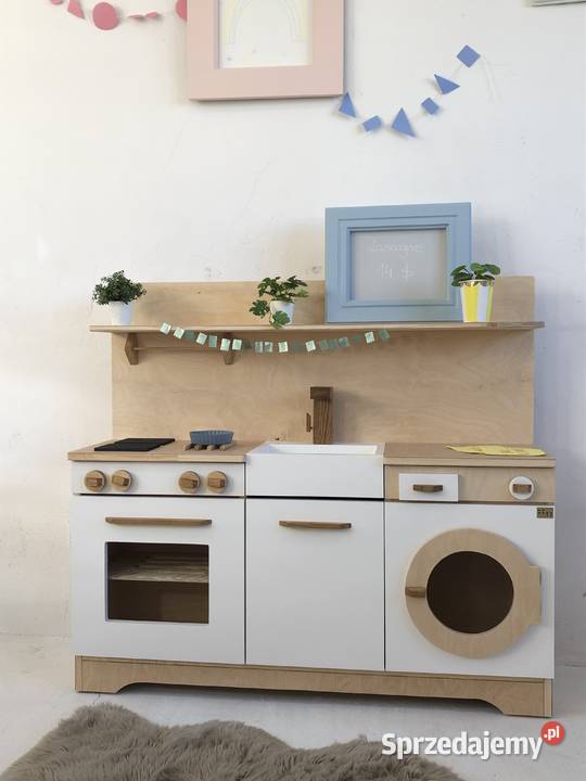 Kuchnia do zabawy z drewna dzieciZabawkowa Edukacyjne