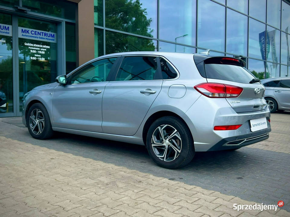 Hyundai i30 15TGDI 160 48V 7DCT NOWE SPRZĘGŁA srebrny Piotrków Trybunalski