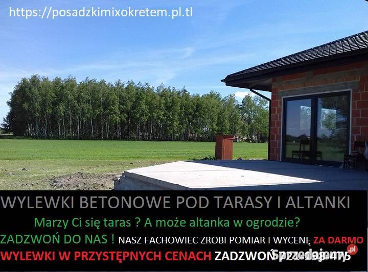 WYLEWKI BETONOWE PODŁOGOWE POD TARASY I ALTANKI Warszawa