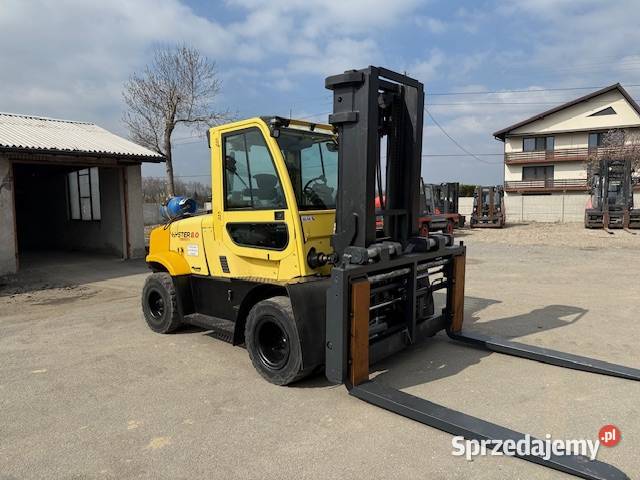 Wózek widłowy HYSTER 8t duplex pozycjoner LINDE Wózki widłowe