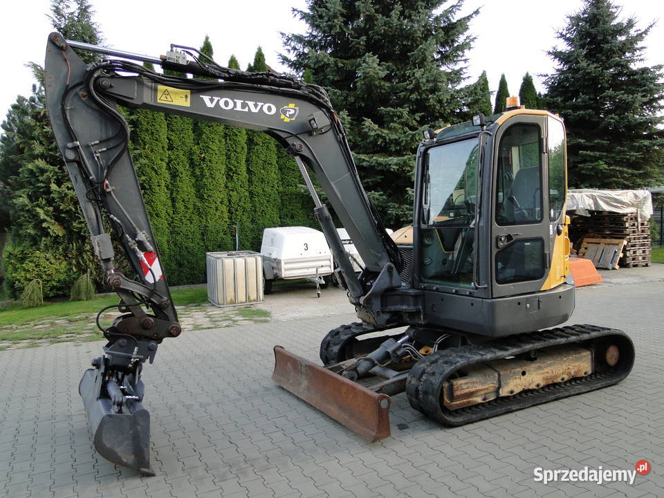 Minikoparka Koparka gąsienicowa VOLVO ECR 58 D 6 Łętownia