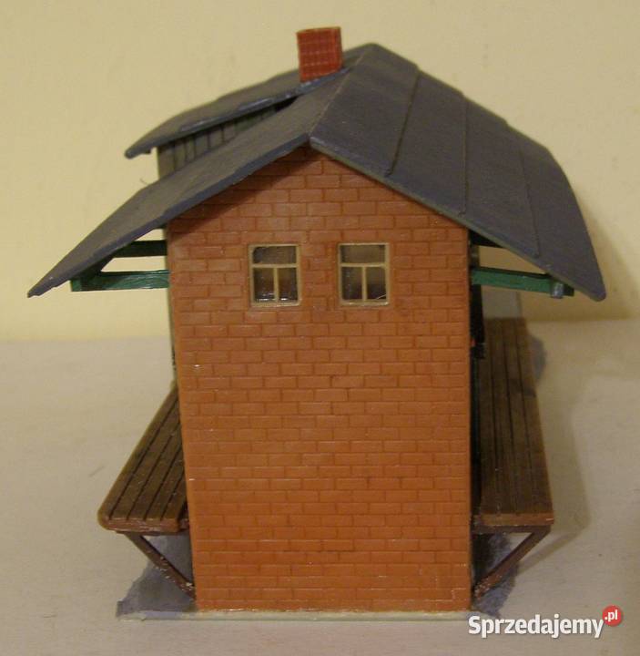 Domek na makietę 19 kolejka skala H0 Łódź