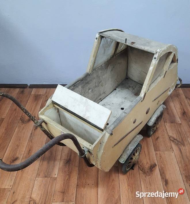 Retro Wózek Dziecięcy lata 50 AntykiMarki Marki sprzedam