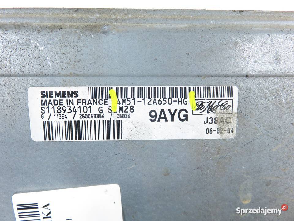 STEROWNIK FORD FOCUS II 16 SHDB 4M5112A650HG