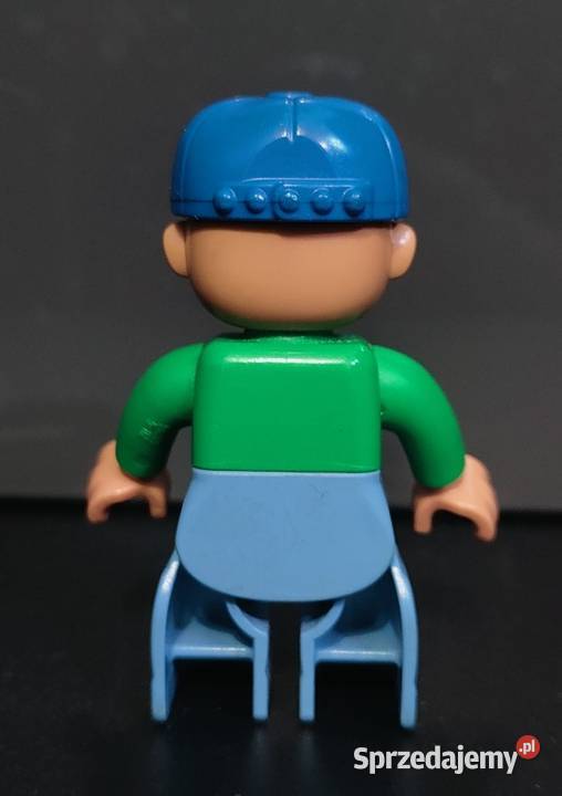 Lego Duplo Figurka Ludzik Niebieska Czapka i Warszawa