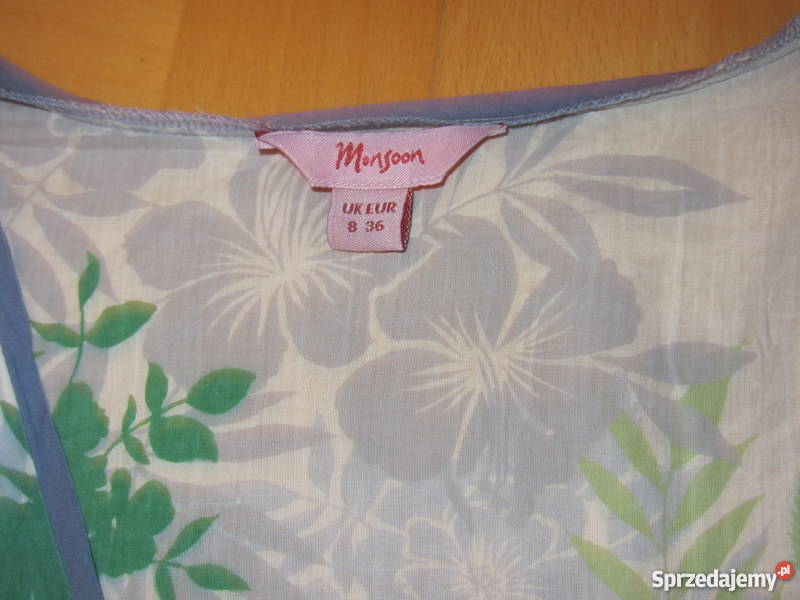 MonSoonmorskie kolorki bluzka cienka Moda i Styl łódzkie Łódź