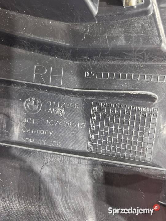 BMW 7 F01 F02 OSŁONA POSZYCIE SŁUPKA C PRAWY TYŁ