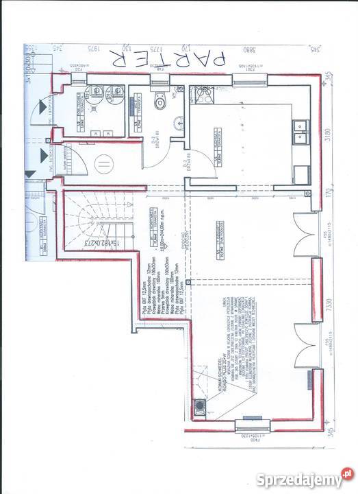 Połowę domu jednorodzinnego o 2 lokalach siatka
