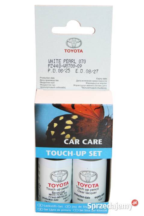 TOYOTA Lakier zaprawka 070 biala perla