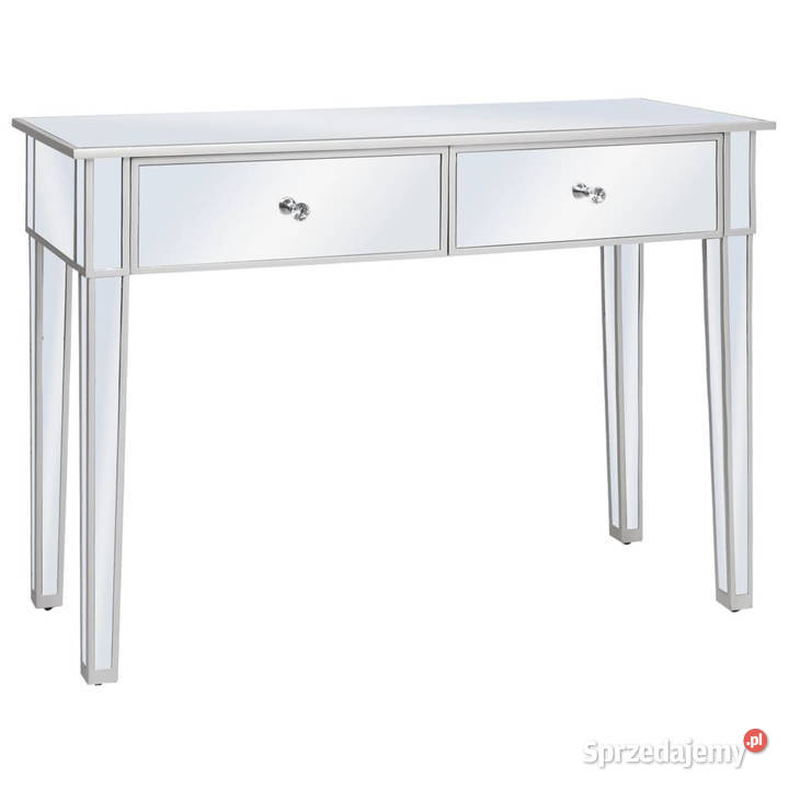 Lustrzany stolik konsola MDF i szkło 1065x38x765 Warszawa sprzedam