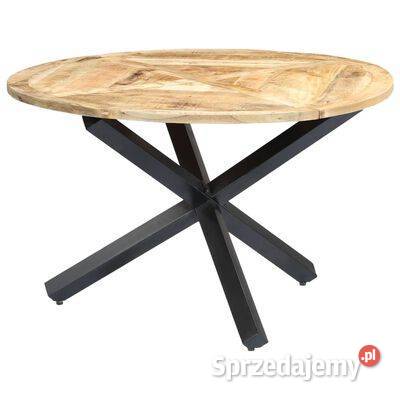 vidaXL Stół jadalniany okrągły 120 x 76 lite Warszawa sprzedam