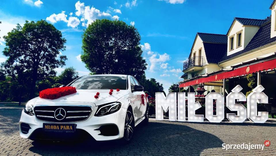 Auto do ślubu wesela przyjęcia z szoferem Wynajem pojazdów Siedlce