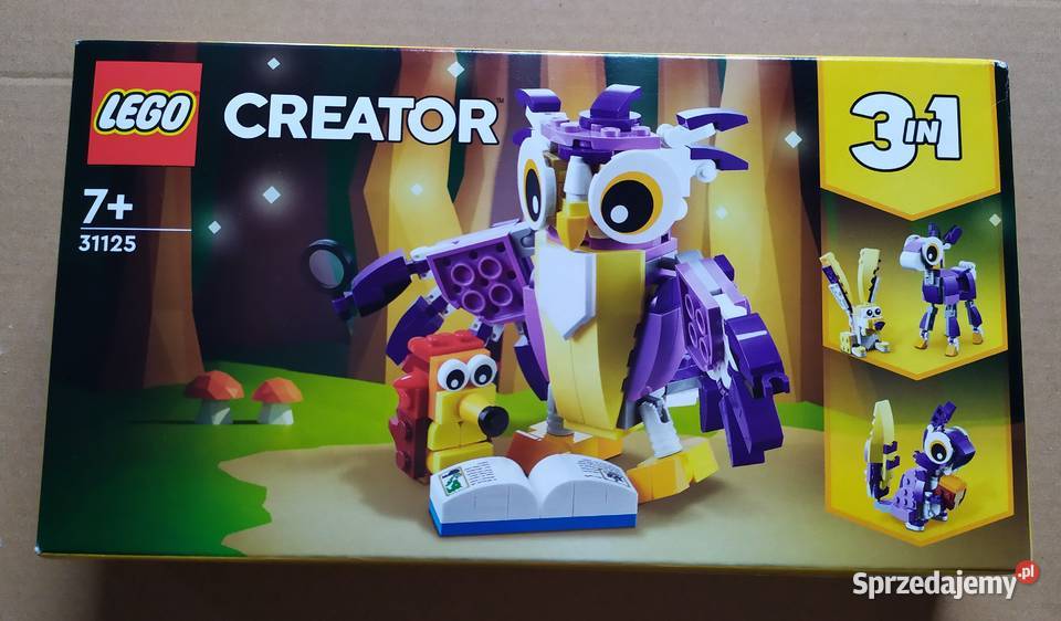 LEGO 31125 Creator 3w1 Fantastyczne leśne Łódź