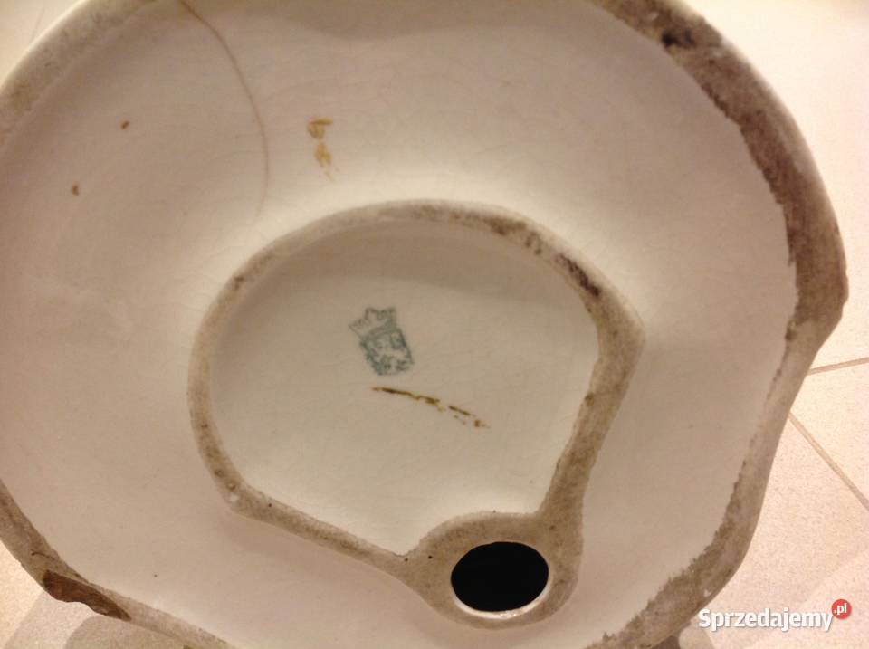 Stara Duża Ceramiczna Popielniczka Pieski Nowa Sól sprzedam