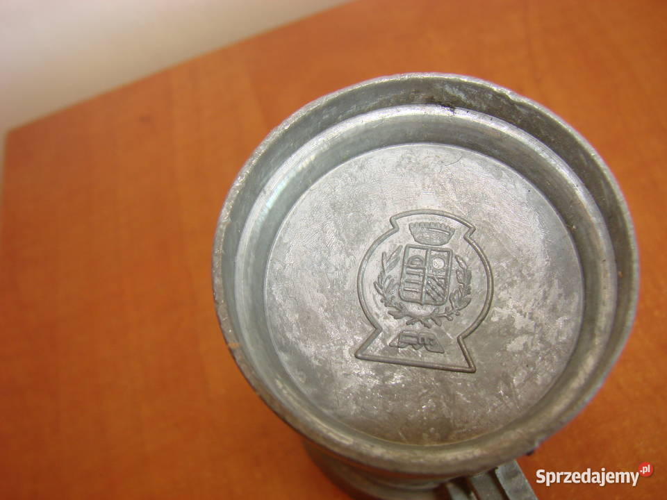 mały cynowy dzbanek Pruszcz Gdański