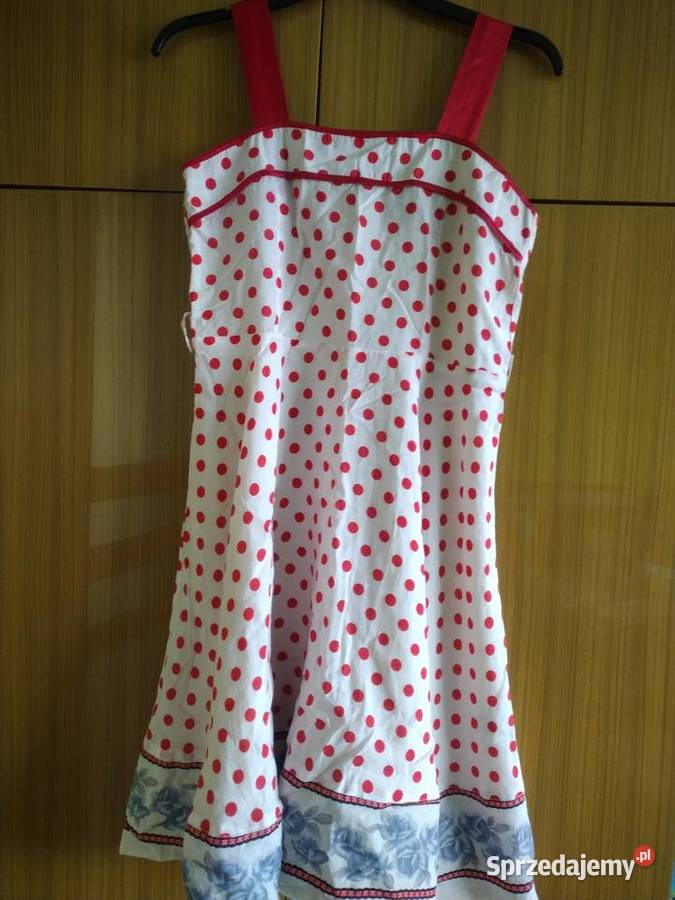 Sukienka w groszki S M Lubartów