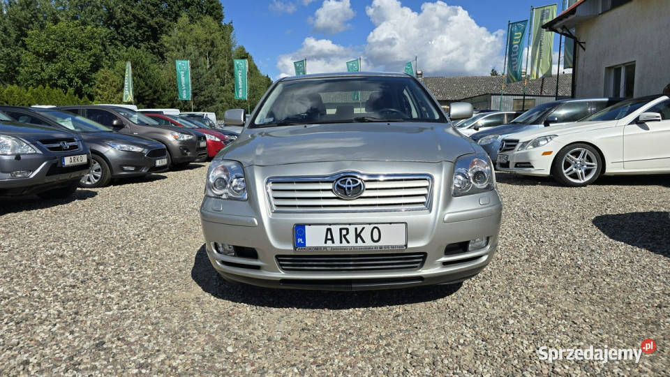 Toyota Avensis D4D Sol 2xAC polski salon I elektrochrom. lusterko wst. Zieleniewo