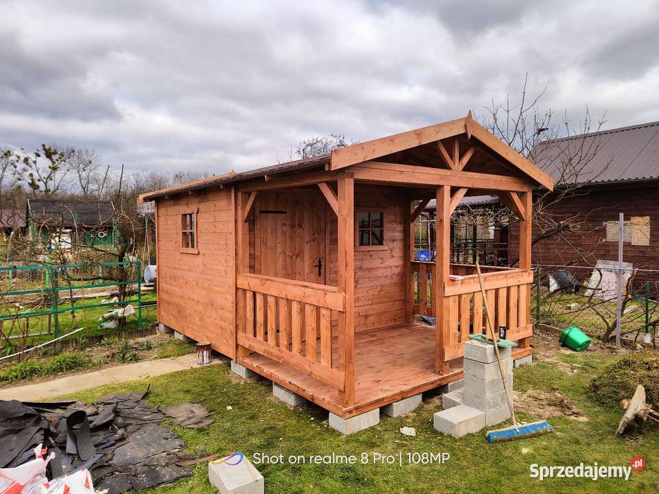 Domek z tarasem Montaż w kraj Architektura ogrodowa Kalisz sprzedam