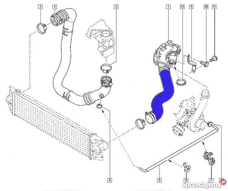 Патрубок Интеркулера Рено Мастер 3 Купить